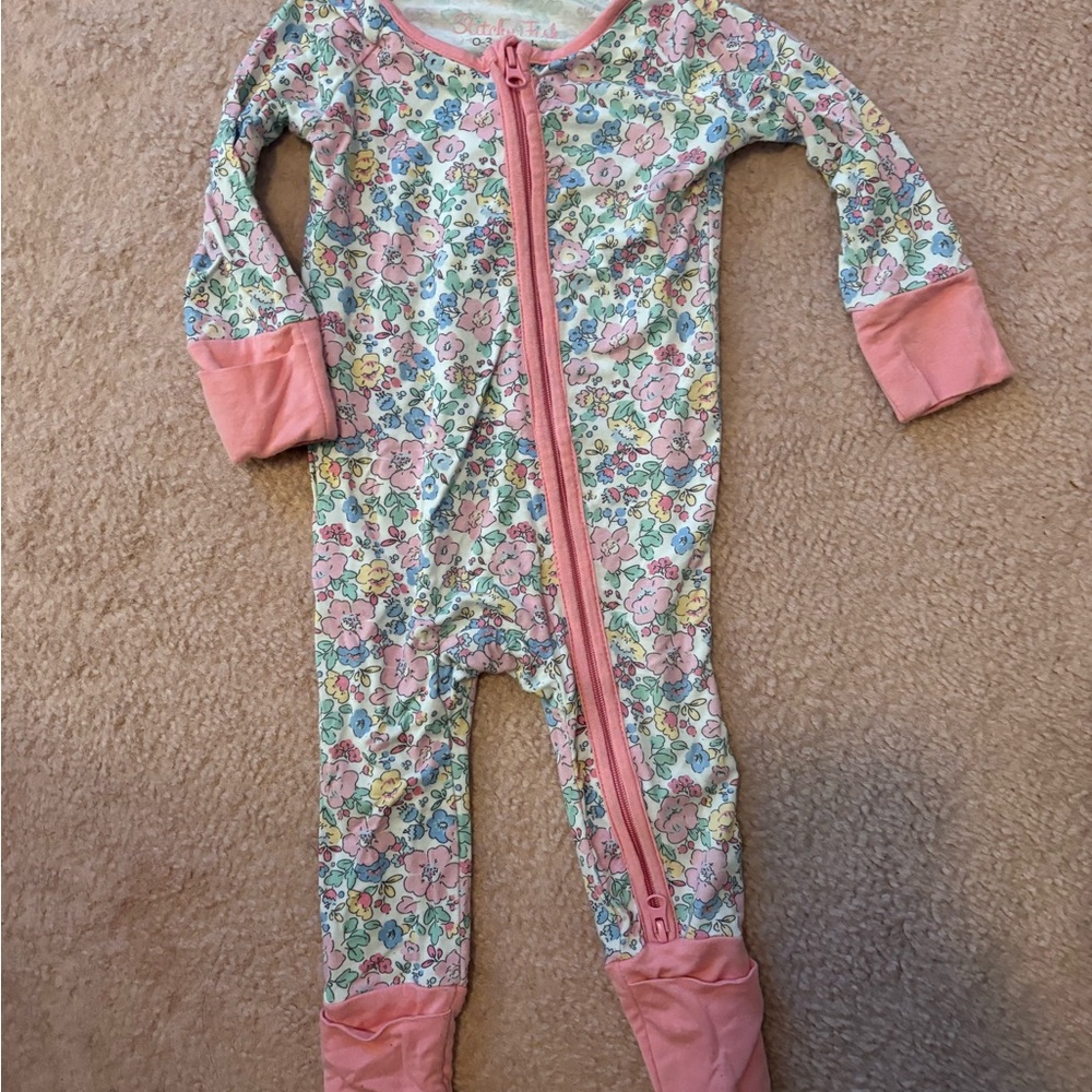 Stitchy Fish Bamboo Zippy